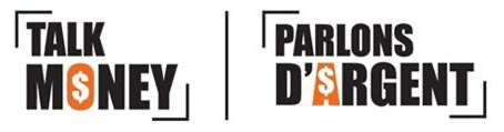 Talk Money / Parlons d'argent — official Financial Literacy Month 2026 campaign badge